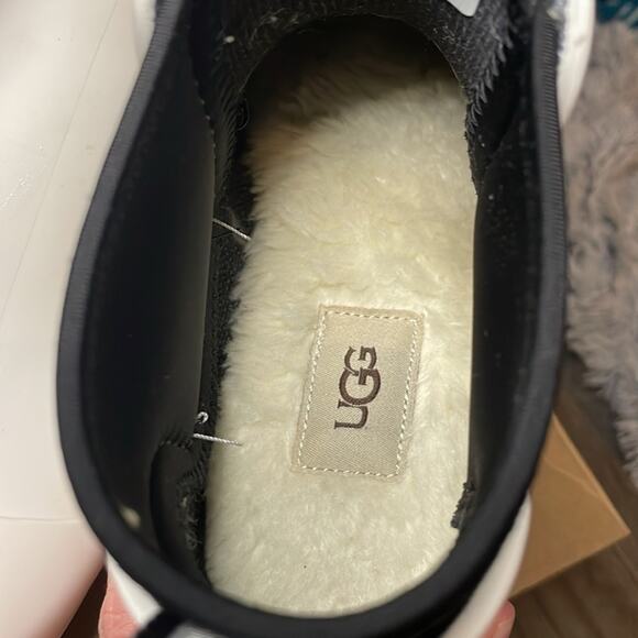 NIB Ugg droplet ankle boot rubber white size women’s 9 - Picture 4 of 7